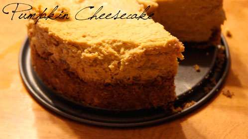 Pumpkin Cheesecake Recipe