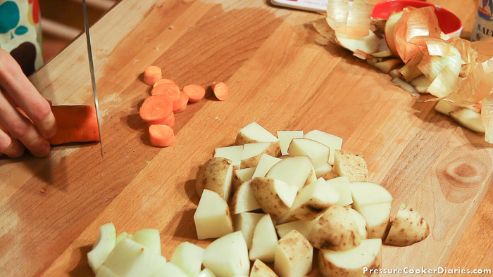 chopped vegetables chopped vegetables