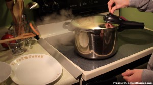 pressure cooker quick release method
