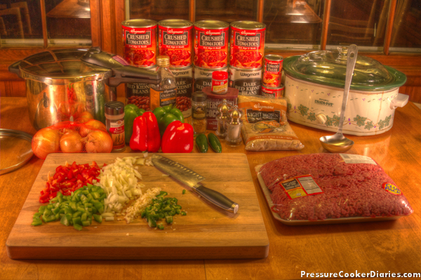 Pressure Cooker Chili Energy Efficiency Challenge