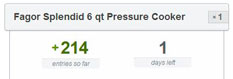 Free Pressure Cooker Giveaway